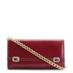 Clutch Fivelas Couro/Verniz Vermelho Cereja - imagem 1