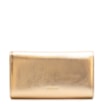 Clutch Flor Couro Dourado - imagem 4