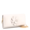Clutch Flor Couro Off White - imagem 3
