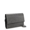 Clutch Strass Cetim Grafite - imagem 2