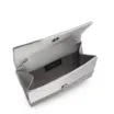 Clutch Strass Cetim Prata - imagem 4