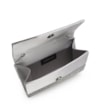 Clutch Strass Cetim Prata - imagem 4