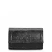 Clutch Strass Cetim Preto - imagem 1