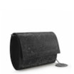 Clutch Strass Cetim Preto - imagem 2