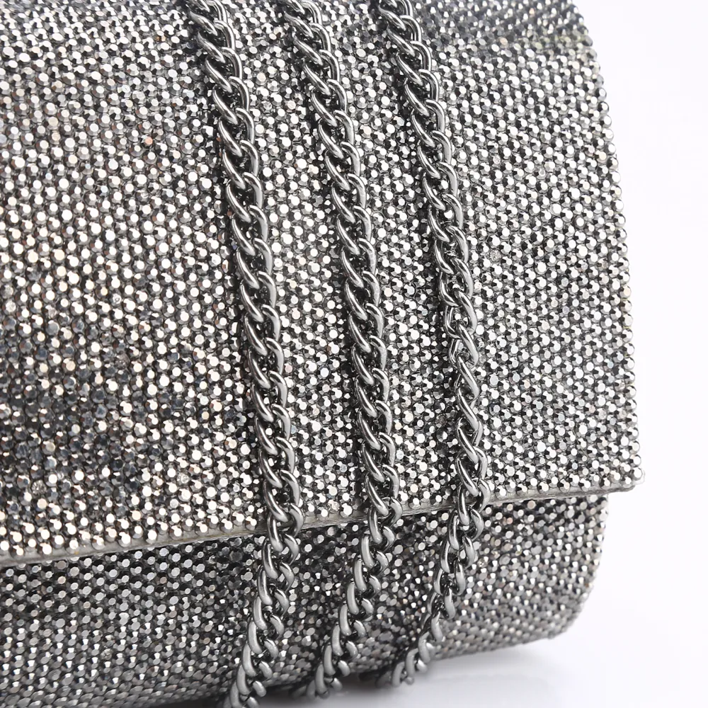 Clutch Strass Grafite - imagem 5