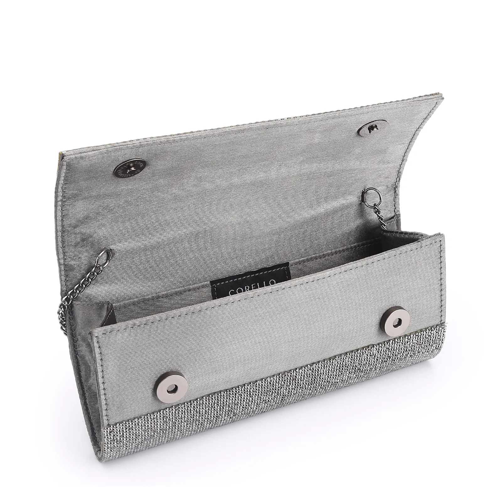 Clutch Strass Grafite