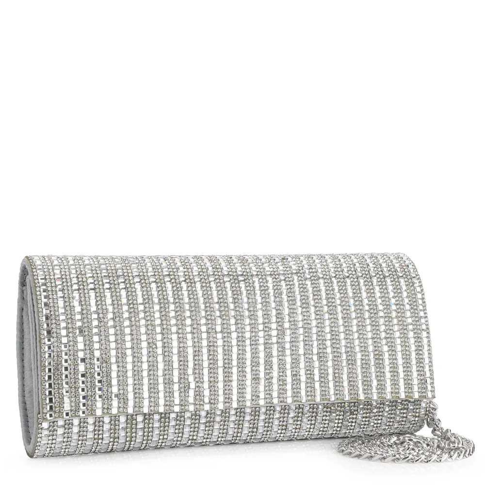 Clutch Strass Prata - imagem 2