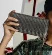 Clutch Strass Prata Grafite - imagem 2