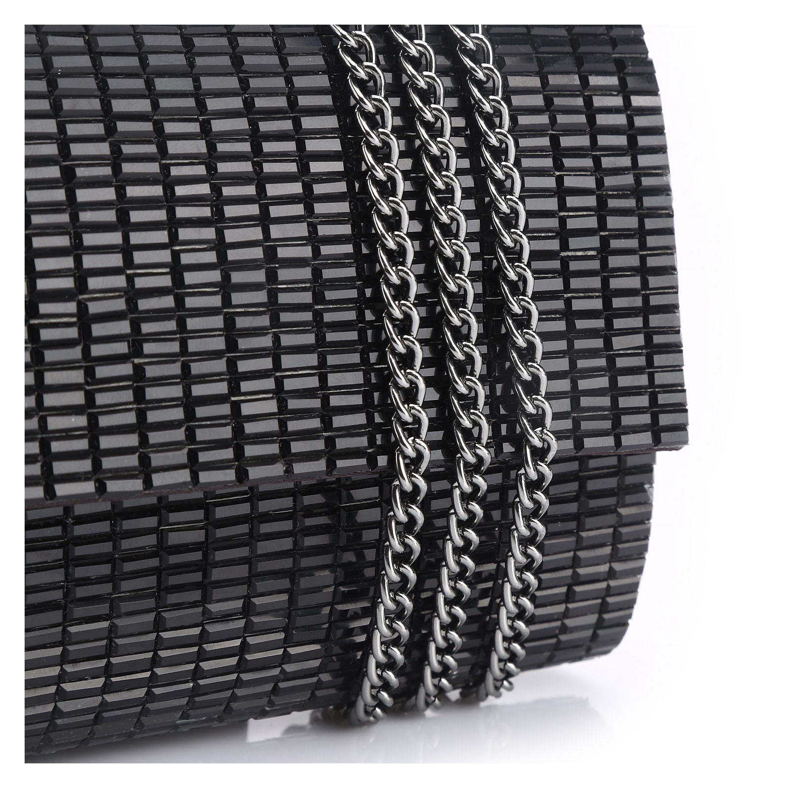 Clutch Strass Preto