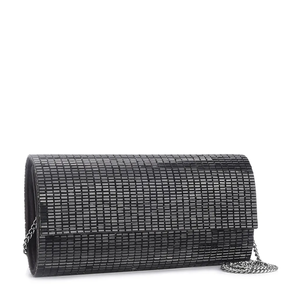 Clutch Strass Preto - imagem 3