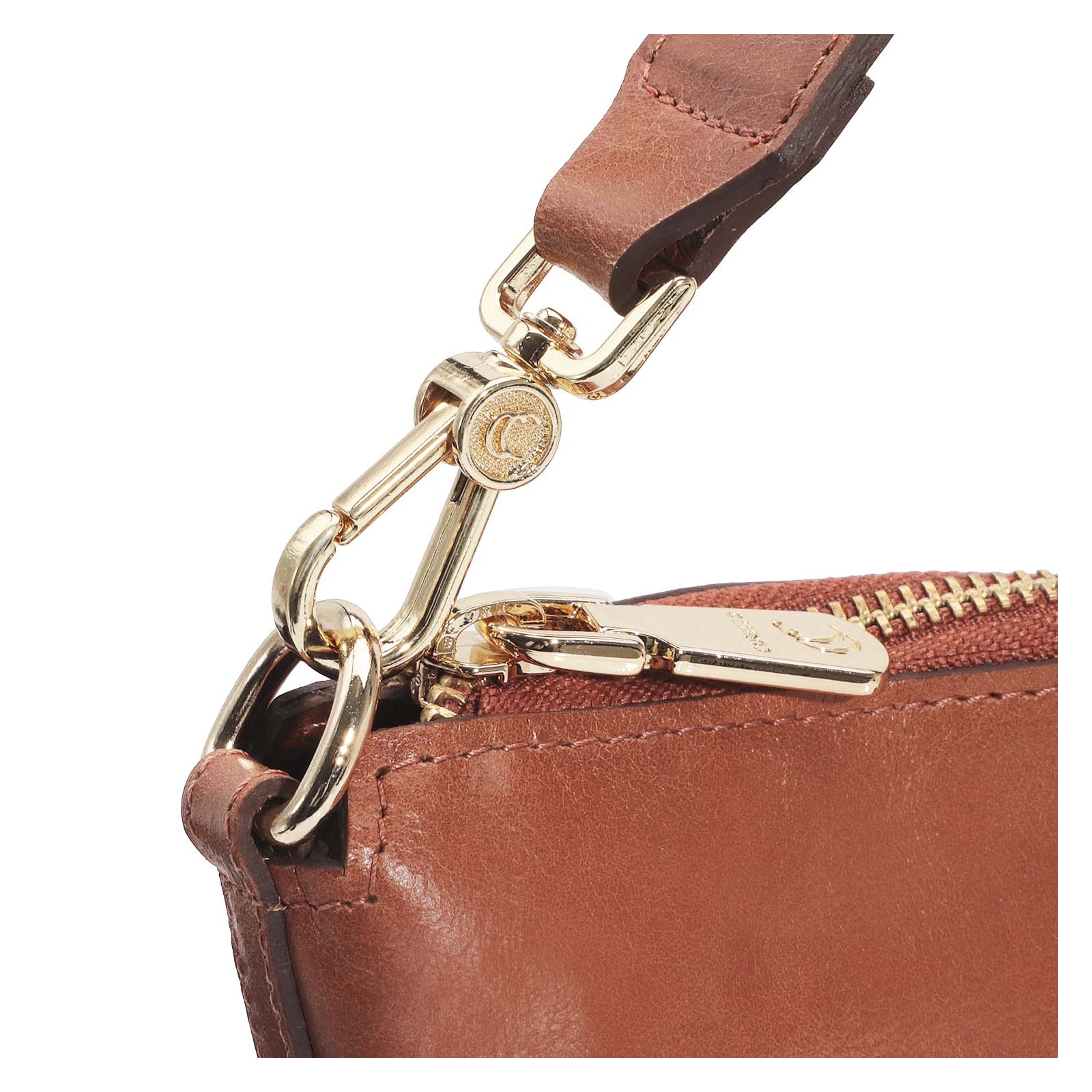 Hobo Couro Caramelo