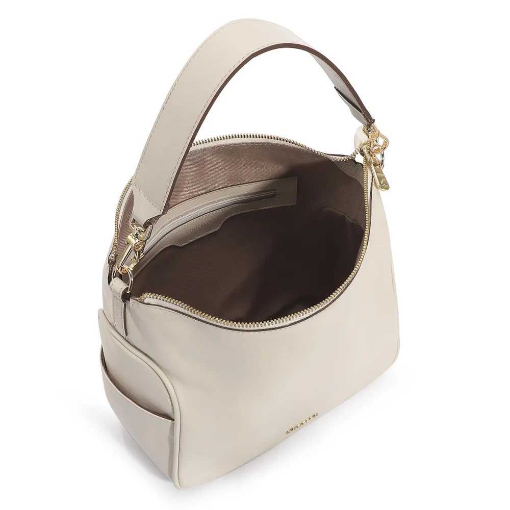 Hobo Couro Off White - imagem 5