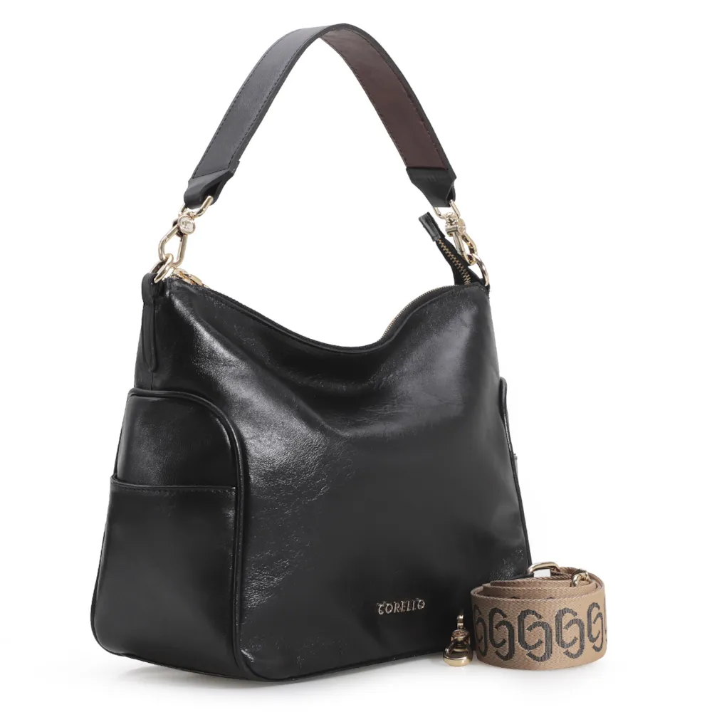 Hobo Couro Preto - imagem 2