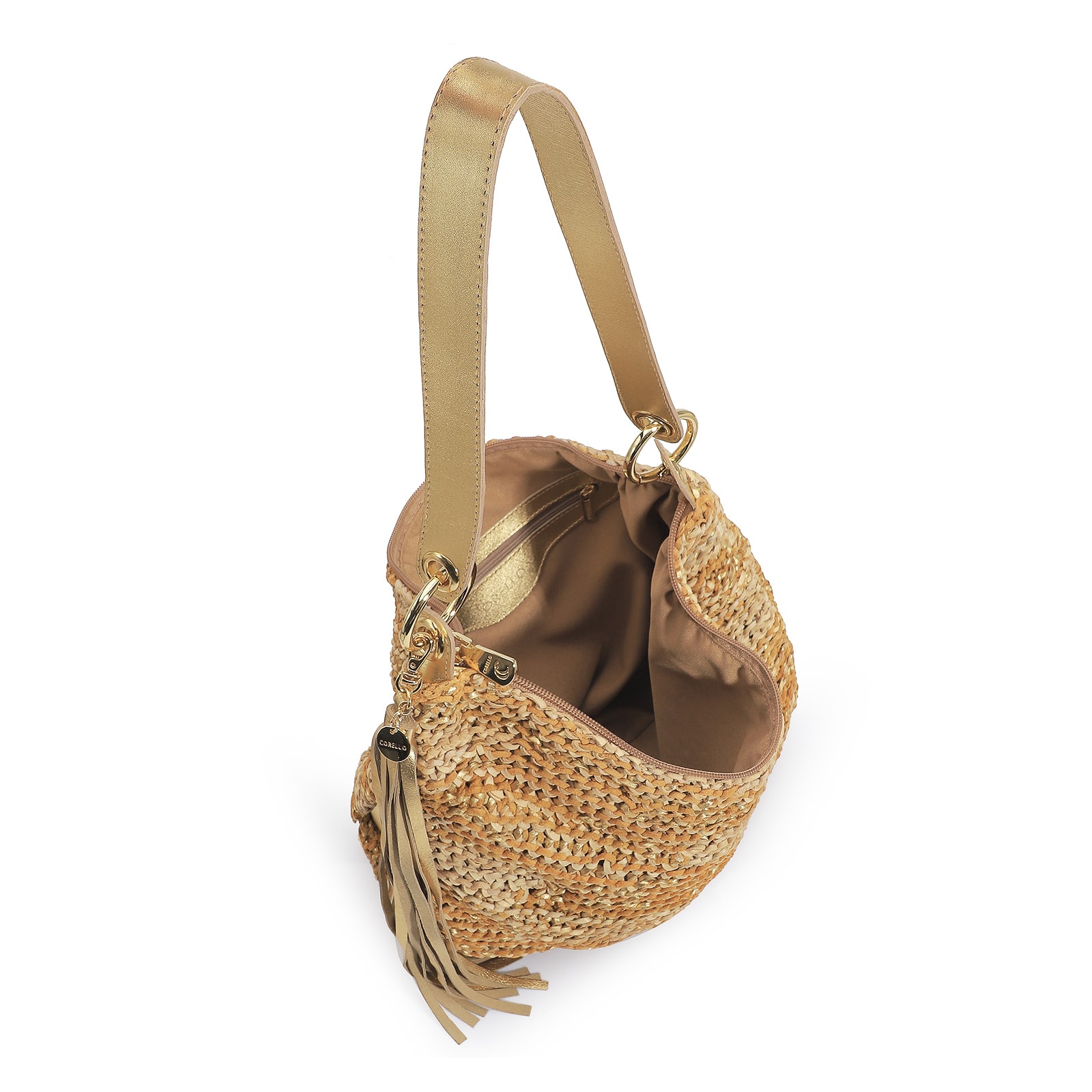 Hobo Tricot Caramelo/Bege