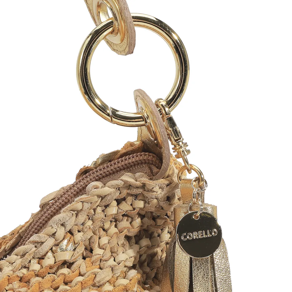 Hobo Tricot Caramelo/Bege - imagem 5