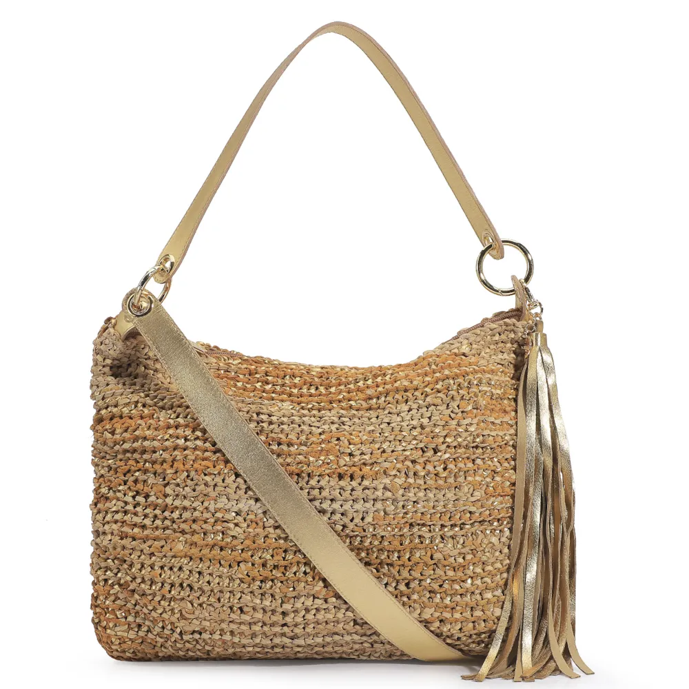Hobo Tricot Caramelo/Bege