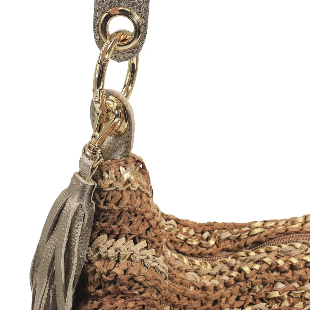 Hobo Tricot Caramelo/Champagne - imagem 4