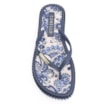 Kit Bolsa Sacola e Rasteirinha Alt Azul Paisley - imagem 4