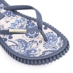 Kit Bolsa Sacola e Rasteirinha Alt Azul Paisley - imagem 5