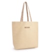 Kit Rasteirinha e Bolsa Sacola Alt Marrom/Rafia - imagem 2