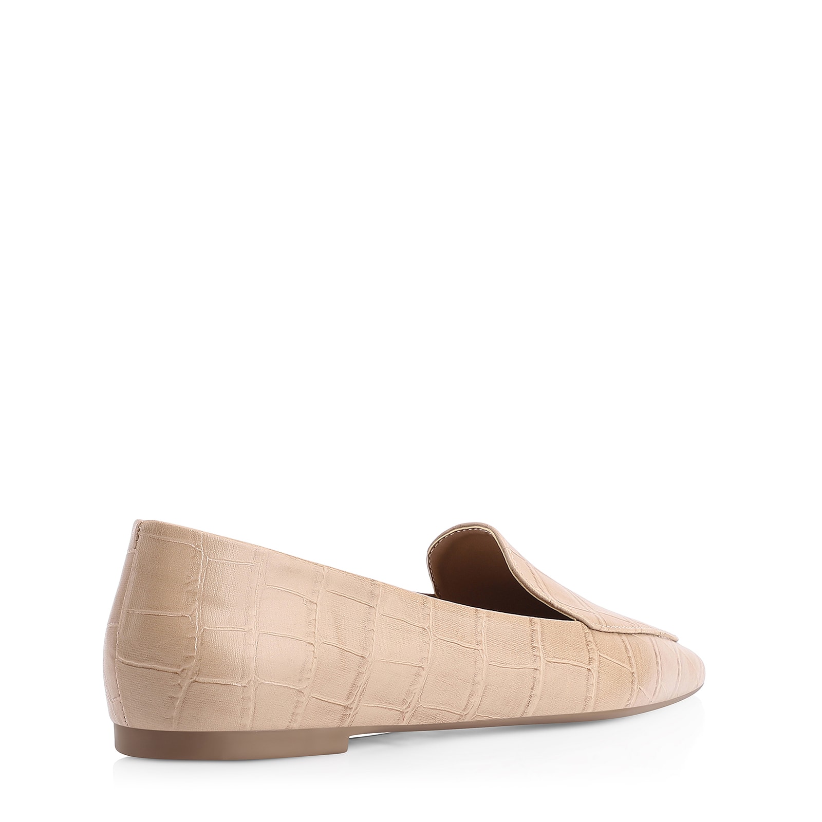 Mocassim Alt Croco Bege