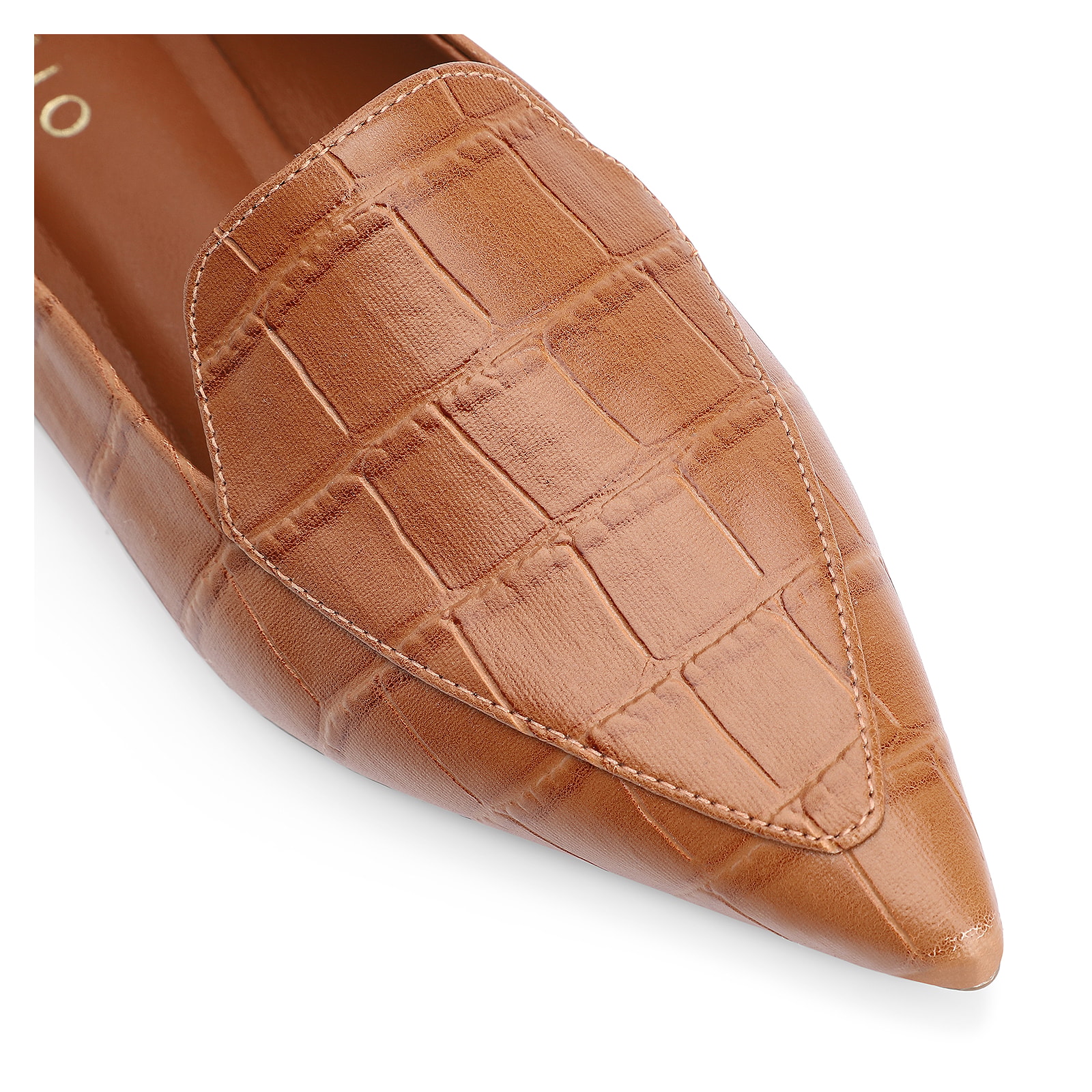 Mocassim Alt Croco Marrom
