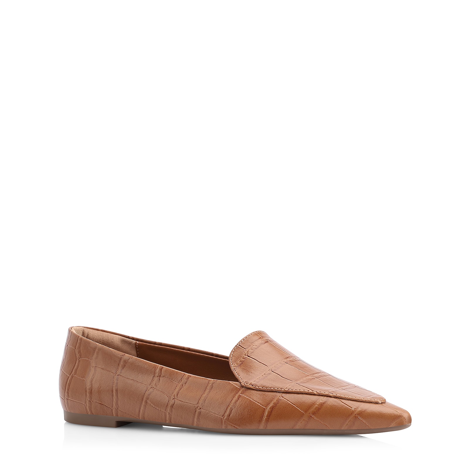 Mocassim Alt Croco Marrom