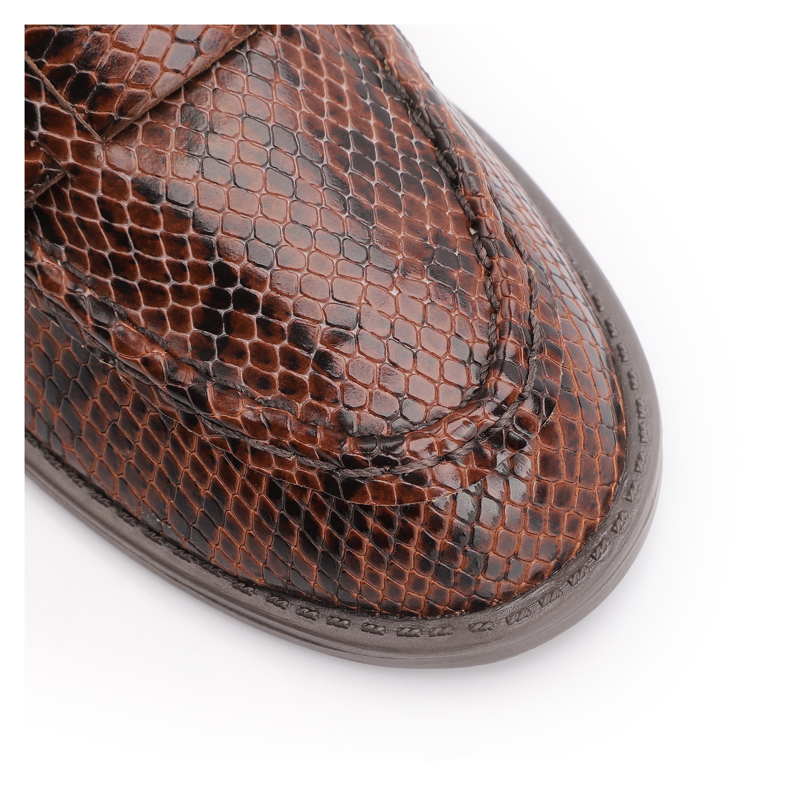 Mocassim Alt Python Marrom