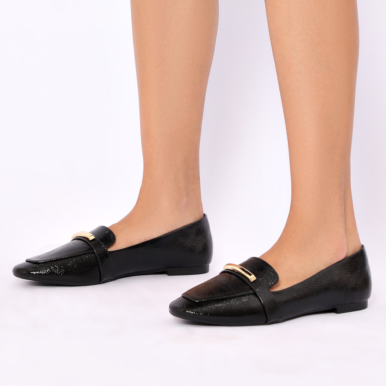 Mocassim Alt Verniz Preto