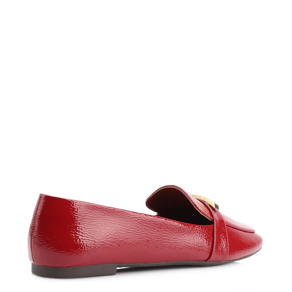 Mocassim Alt Verniz Vermelho - imagem 4