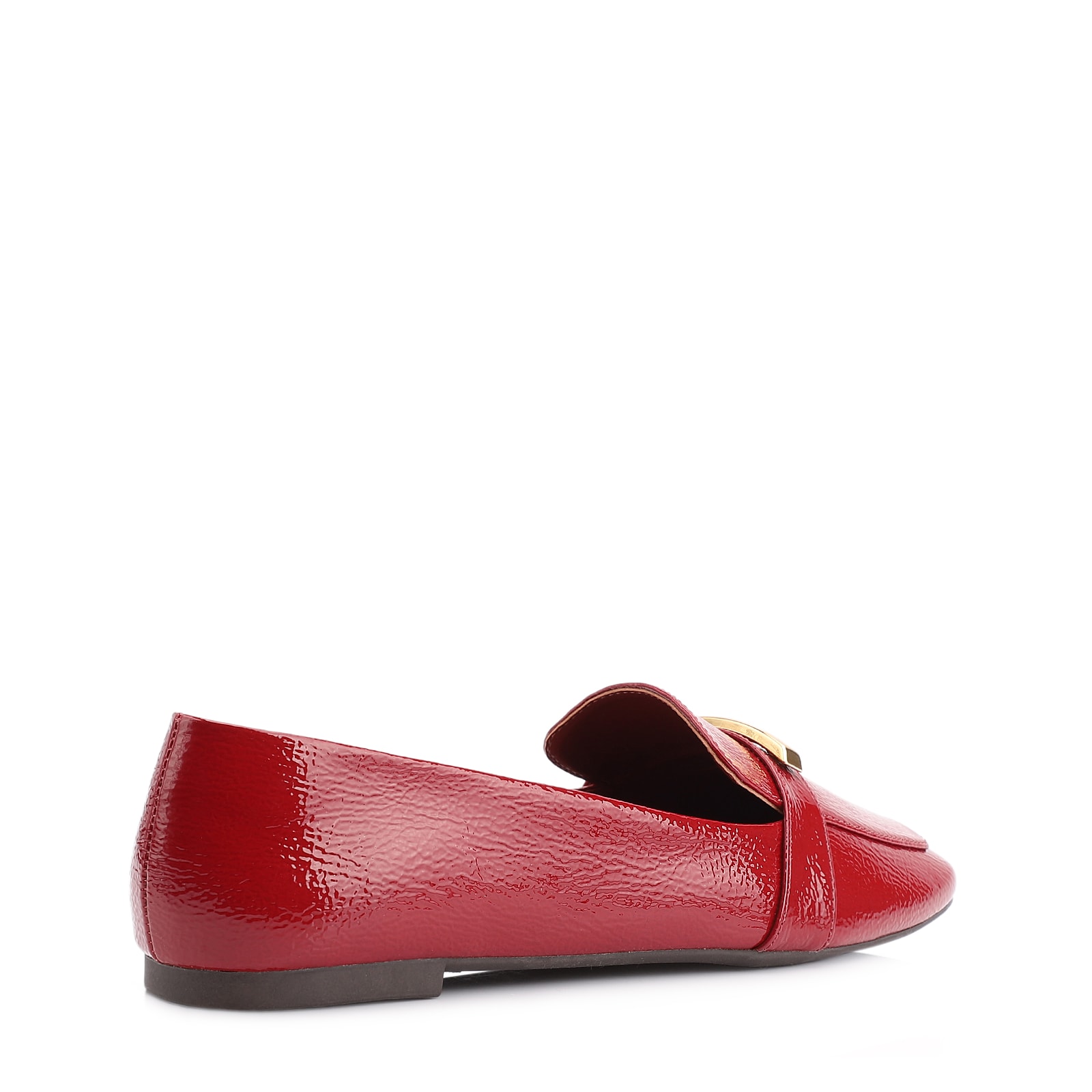 Mocassim Alt Verniz Vermelho