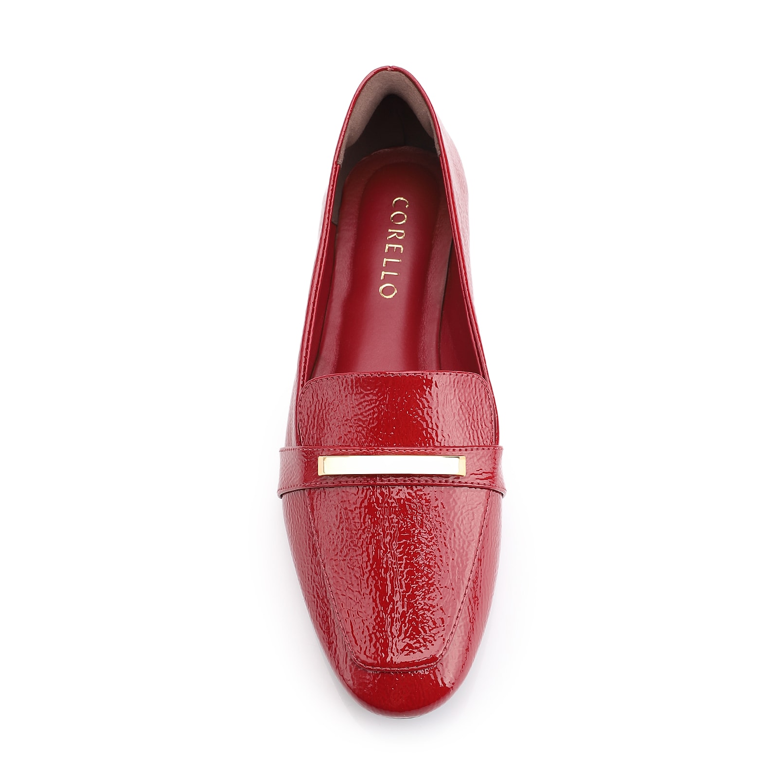 Mocassim Alt Verniz Vermelho