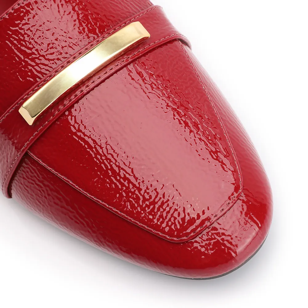 Mocassim Alt Verniz Vermelho - imagem 7