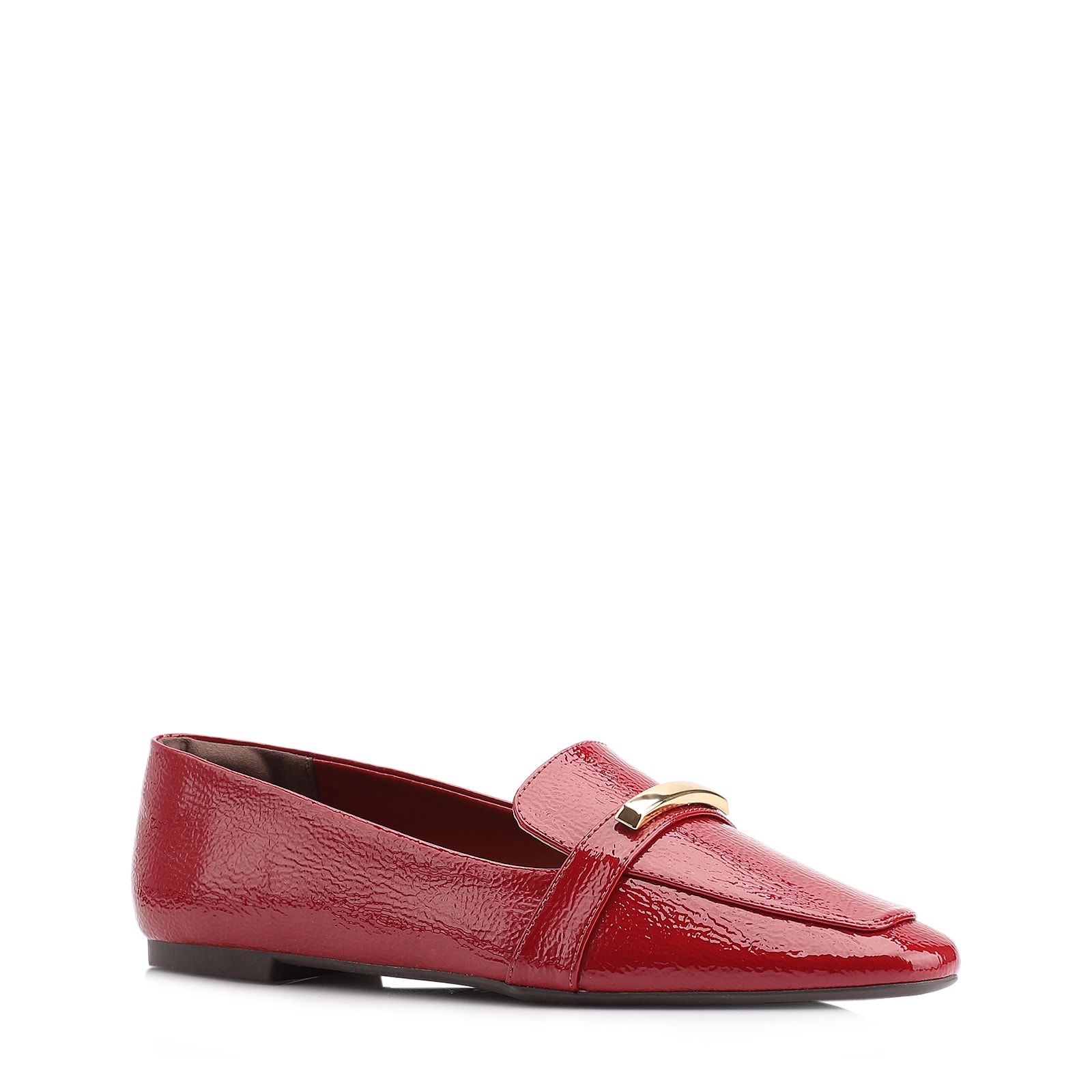 Mocassim Alt Verniz Vermelho