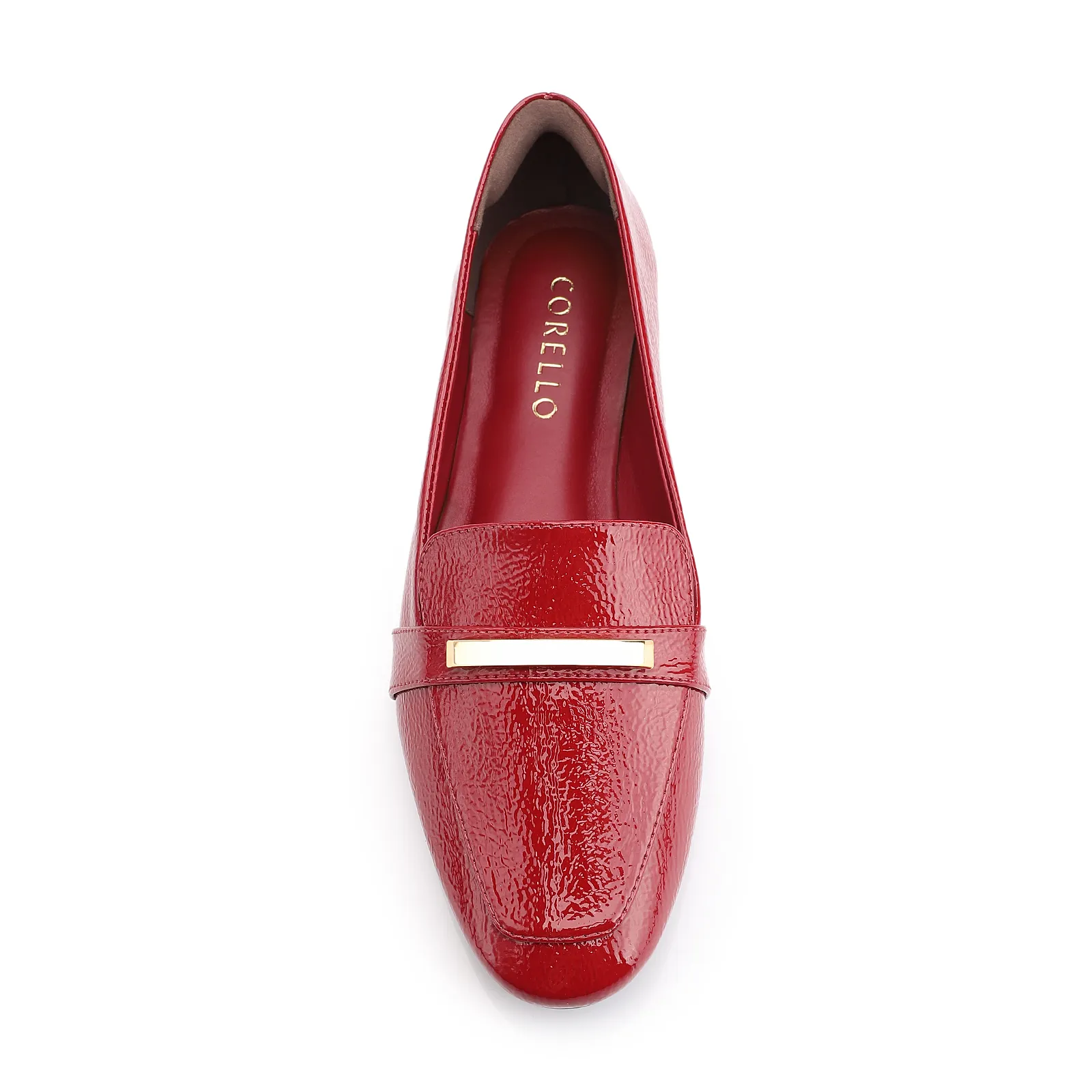Mocassim Alt Verniz Vermelho
