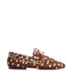 Mocassim Animal Print Couro Pelo Amarração - imagem 3