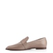 Mocassim Argola Couro Bege Rebites - imagem 4