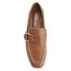 Mocassim Argola Couro Marrom Rebites - imagem 5