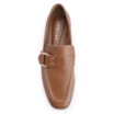 Mocassim Argola Couro Marrom Rebites - imagem 5
