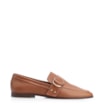Mocassim Argola Couro Marrom Rebites - imagem 2