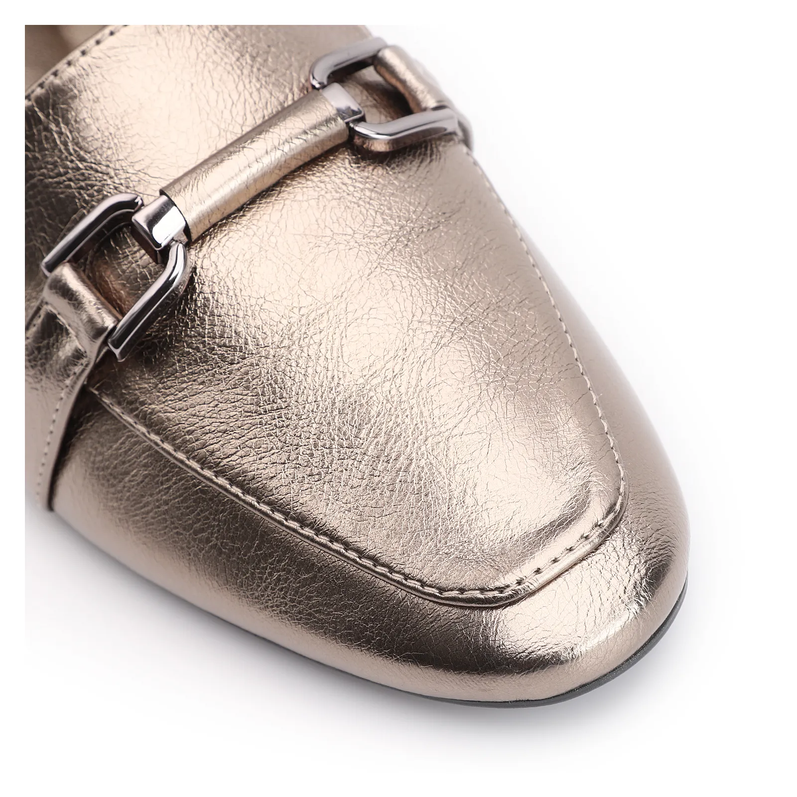 Mocassim Bridão Alt Prata