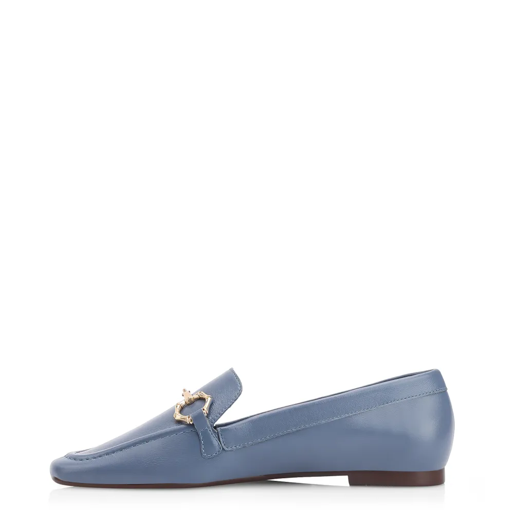 Mocassim Bridão Couro Azul - imagem 5