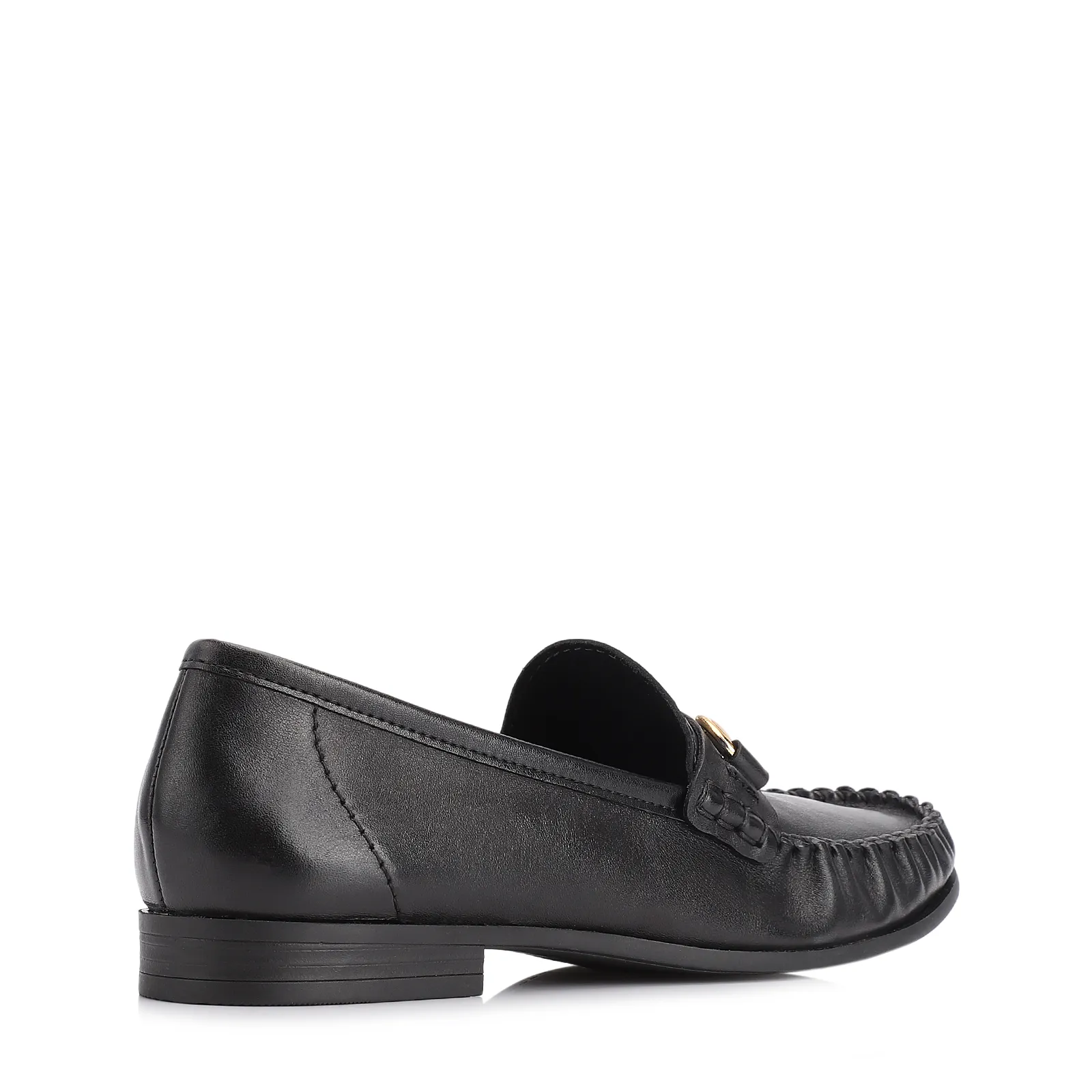 Mocassim Bridão Couro Preto