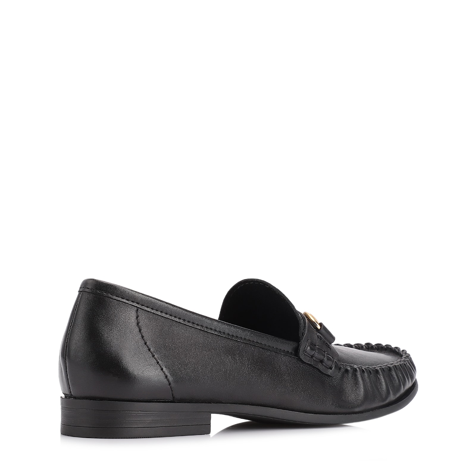 Mocassim Bridão Couro Preto