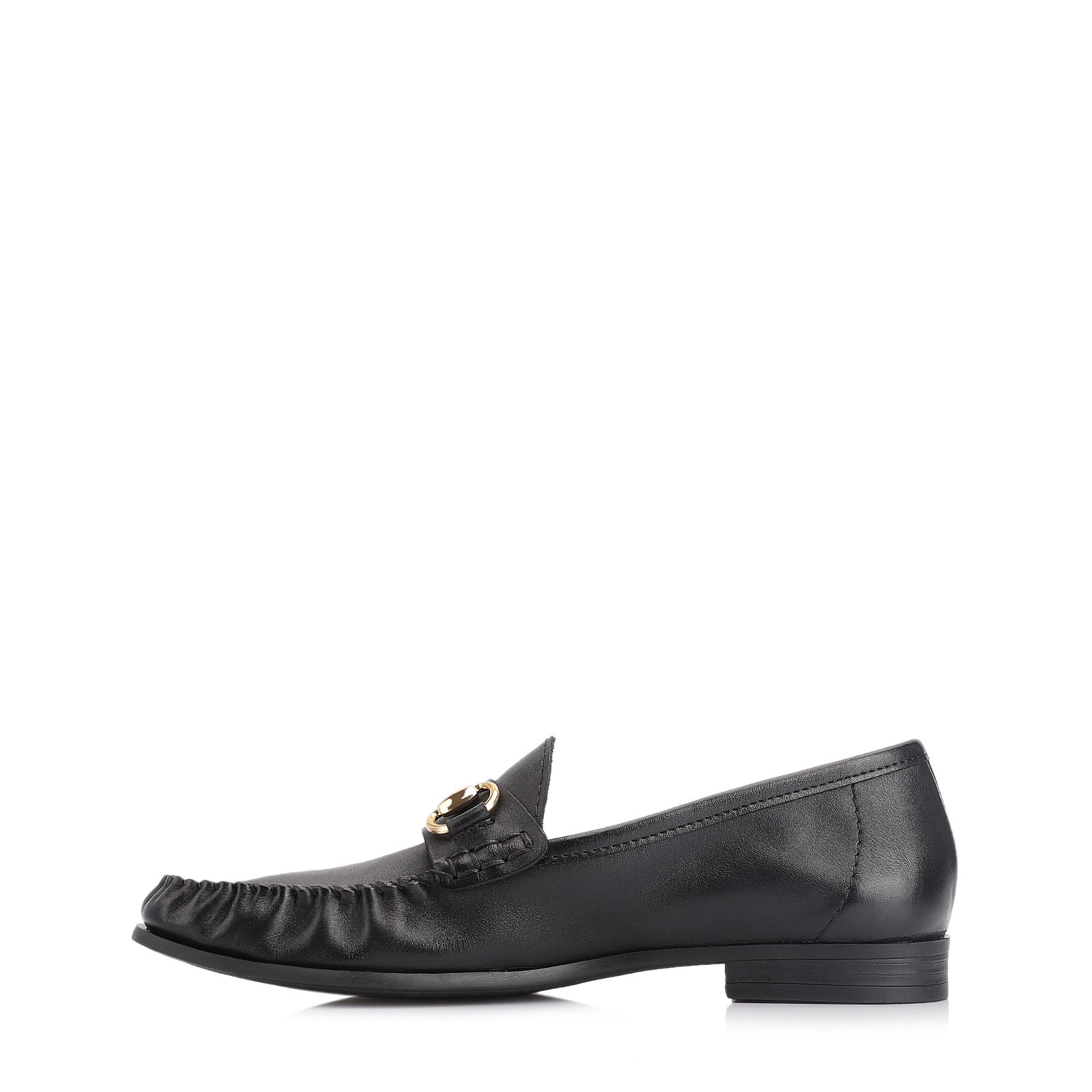Mocassim Bridão Couro Preto