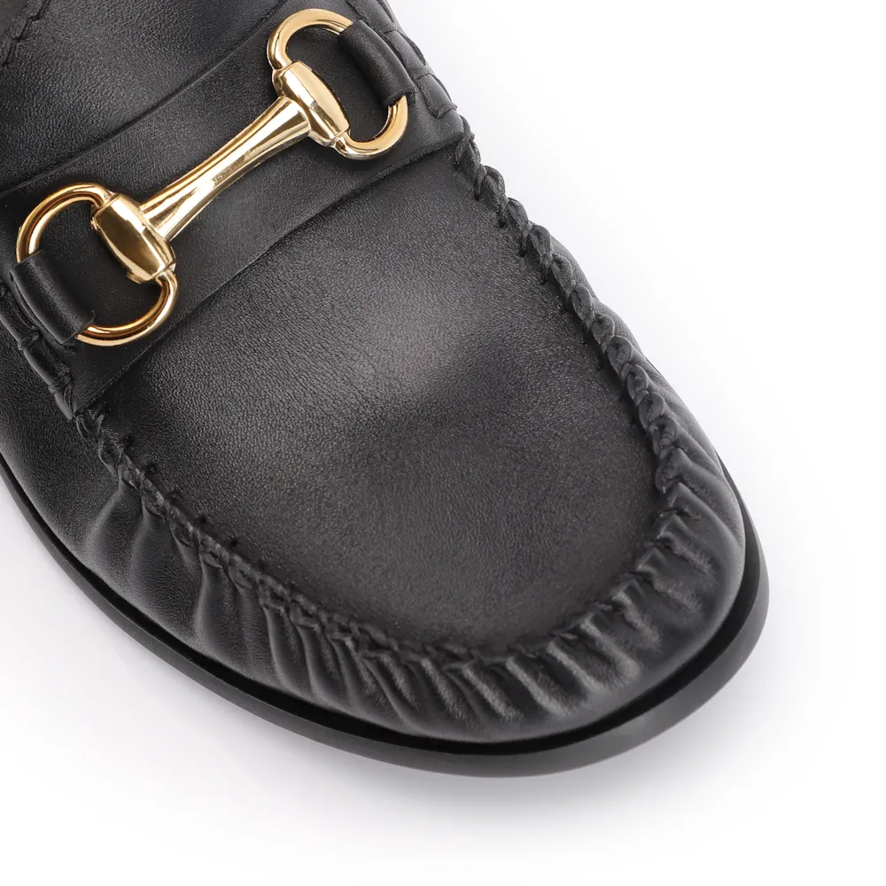 Mocassim Bridão Couro Preto - imagem 7