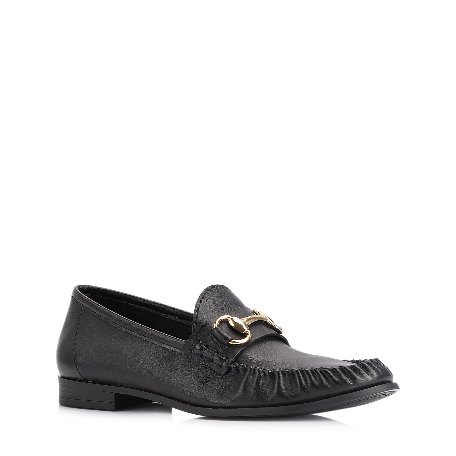 Mocassim Bridão Couro Preto