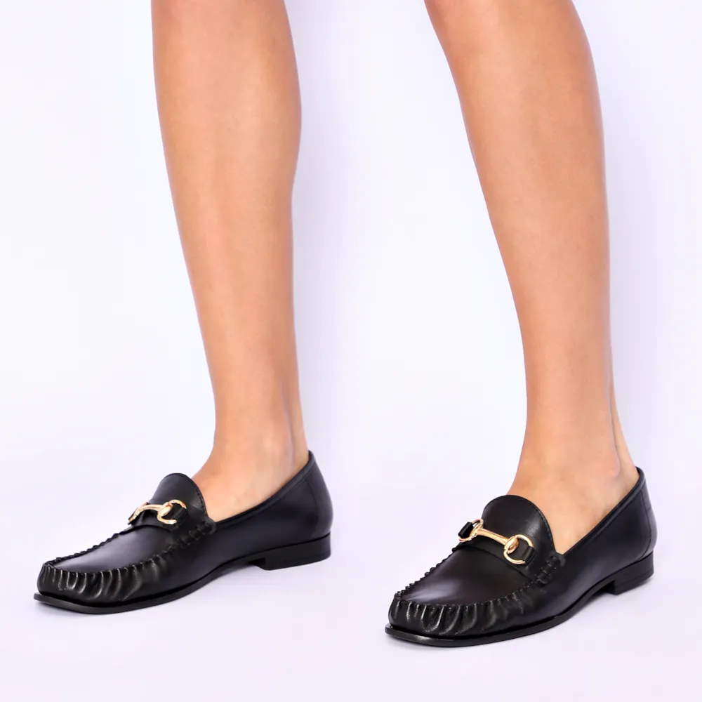 Mocassim Bridão Couro Preto - imagem 2