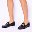 Mocassim Bridão Couro Preto - imagem 2
