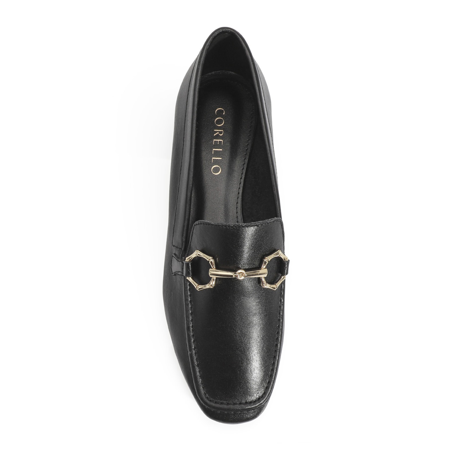 Mocassim Bridão Couro Preto